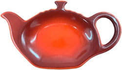 Le Creuset Stoneware Tea Bag Holder, 5", Cerise