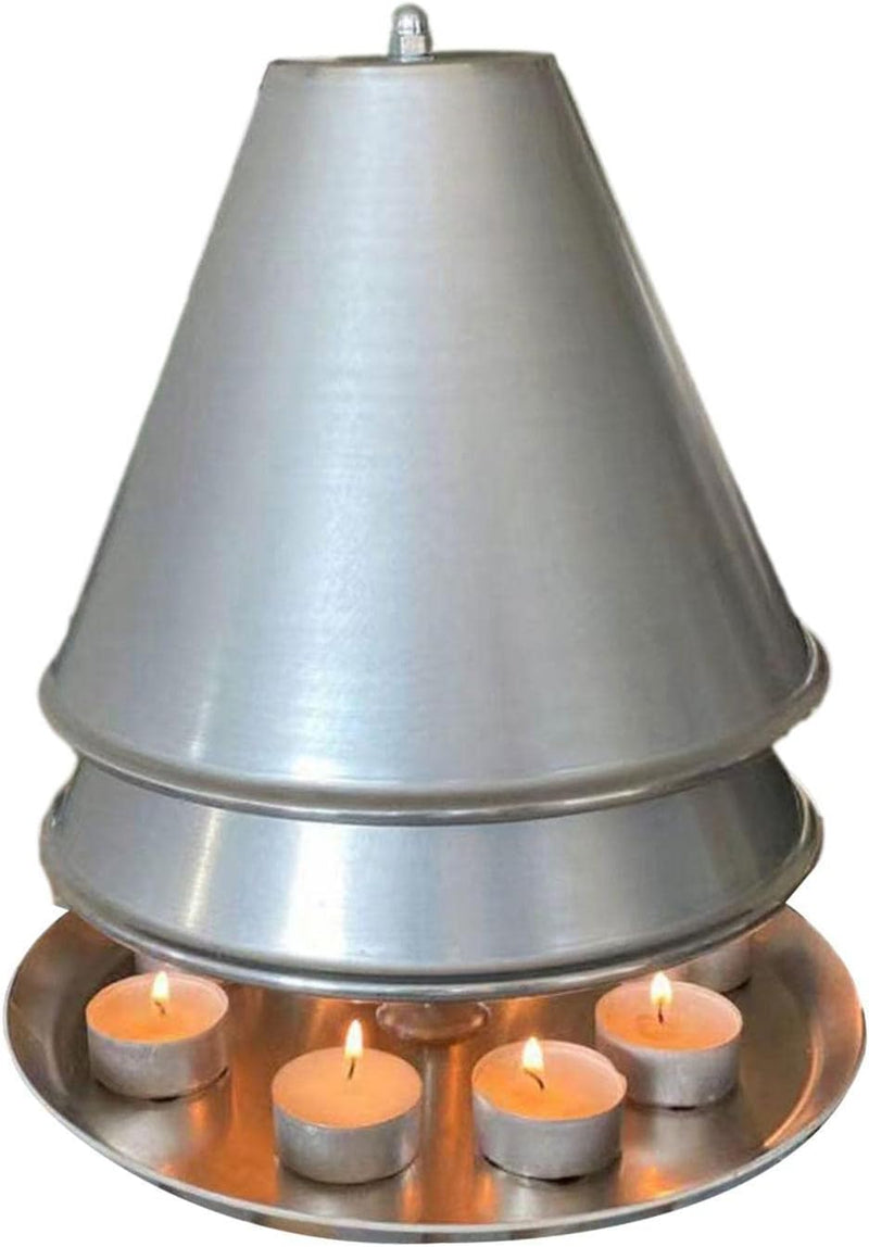 Tea Light Candle Heater Iron,Teapot Warmer | Double-Walled Tea Light Heater, Tea Light Candle Heater - Terracotta Candle Heater for Home Bedroom Garden Decor- Table Fireplace Oven Alternative