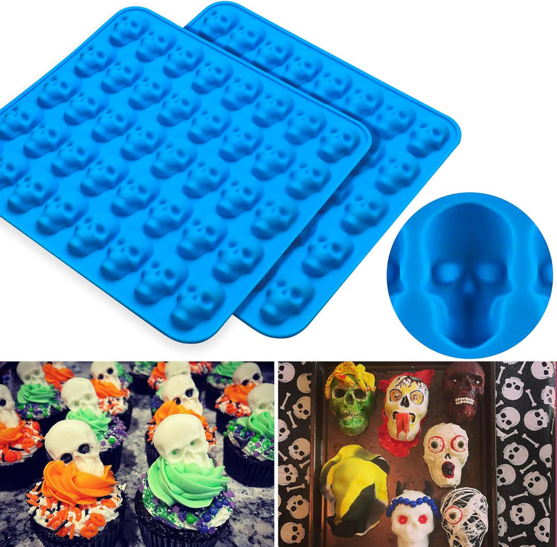 Silicone Gummy Candy Molds - 4 Shapes with Droppers