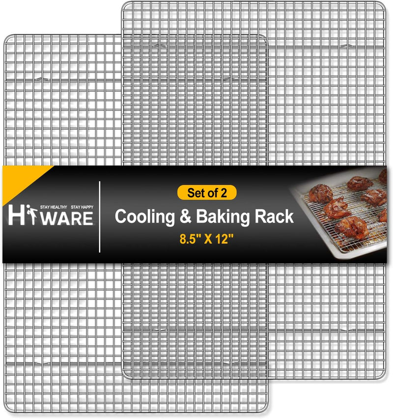 Hiware 2-Pack Stainless Steel Cooling Racks for Baking - 10 x 15