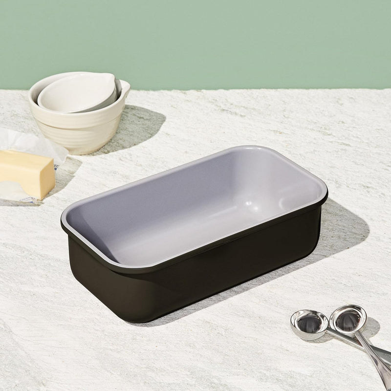 Non-Stick Ceramic Loaf Pan - 1lb Navy - Non-Toxic  PTFEPFOA Free - Ideal for Pound Cakes and Breads