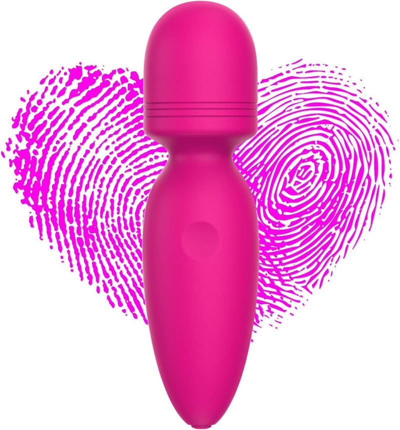 Mini Massager,Small Cordless Handheld Massager with 10 Quiet Vibration Modes, Personal Handheld Rechargeable Massager for Neck Shoulder Back Body [4.35 * 1.18 inches]