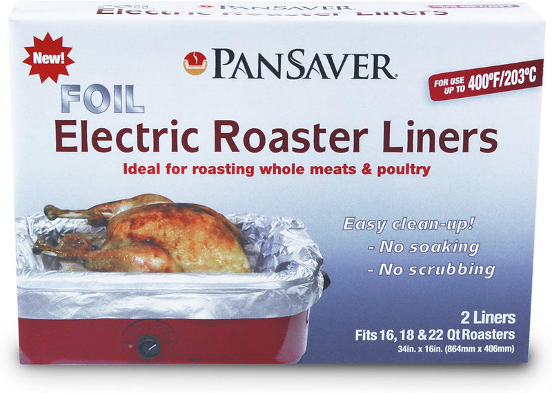 Disposable Roasting Pan Liners - Easy Cleanup Clear 2 Count