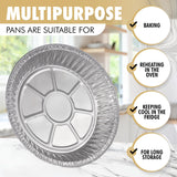9" Pie Pans [10 Pack] - Heavy Duty Standard-Sized Disposable Aluminum Foil Pie Tins for Baking and Serving