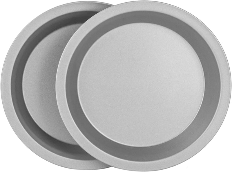 Nonstick 9 Pie Pans Set of 2 - Gray