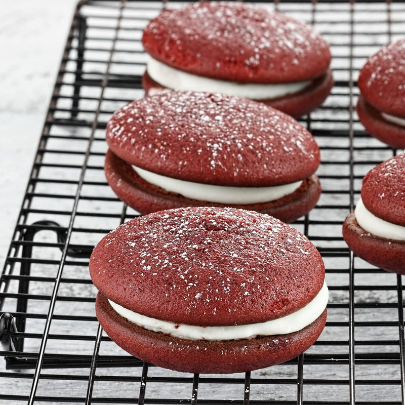 Non-Stick Baking Pan - 12 Cup Silver Whoopie Pie - Fox Run