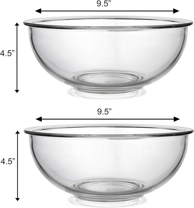 BOVADO USA 1Qt Glass Bowl - Clear Multi-use Glass