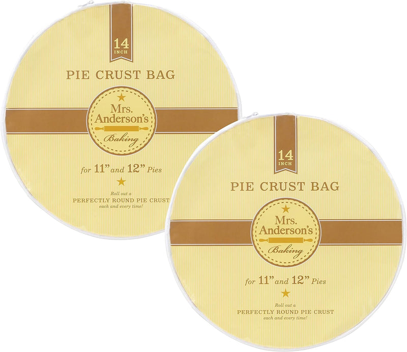 Mrs Andersons No-Mess Pie Crust Maker Bag - BPA Free 14-Inch