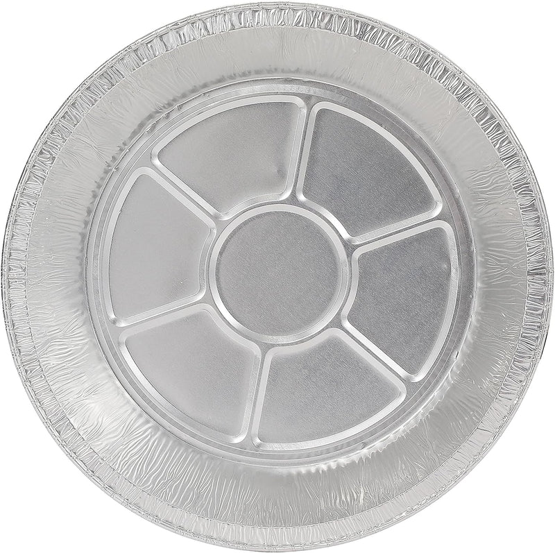 Heavy-Duty Disposable Aluminum Foil Pie Tins 9 - 10 Pack Baking Plates