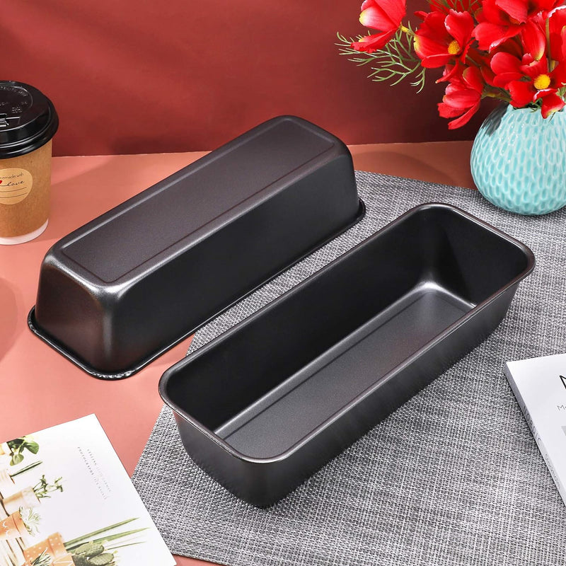 Beasea Pullman Loaf Pan 2 Pack Non-Stick Bread Mold with Lid for Baking