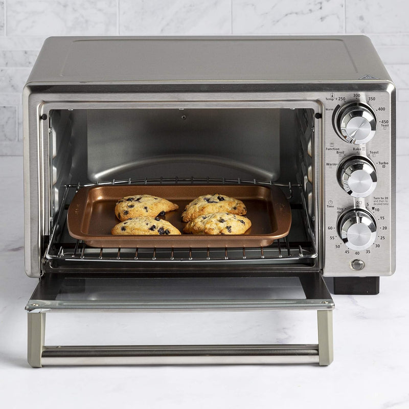 Ecolution 4-Piece Non-Stick Toaster Oven Bakeware Set - Carbon SteelCopper