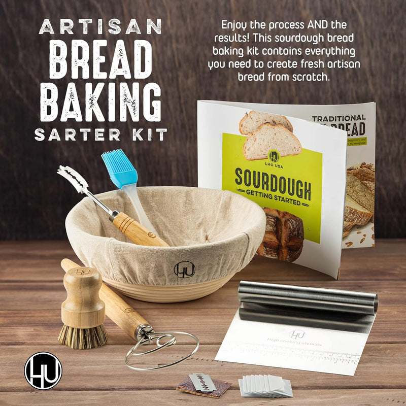 Sourdough Starter Kit with Bread Baking Supplies  Accessories