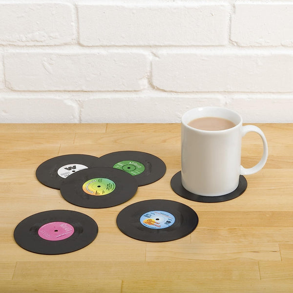 Retro Vinyl Coasters by Spinning Hat
