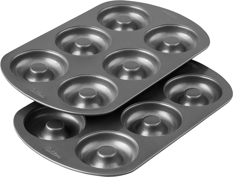 Non-Stick Mini Loaf Pan - 8-Cavity 152 IN x 95 IN x 16 IN Gray by Wilton