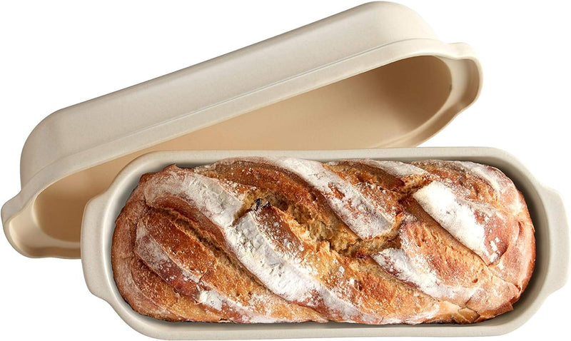 Emile Henry Loaf Baker - Burgundy Bread Loaf Baking Pan