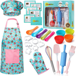 Kids Baking Set - 35 Pc with Tools and Supplies for Ages 4-12