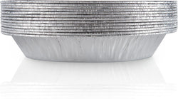 10-Pack Heavy Duty 9 Aluminum Foil Pie Pans - Disposable for Baking and Serving