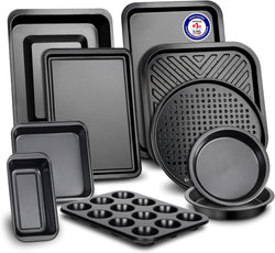 Non-Stick Carbon Steel Bakeware Set - 10-Piece