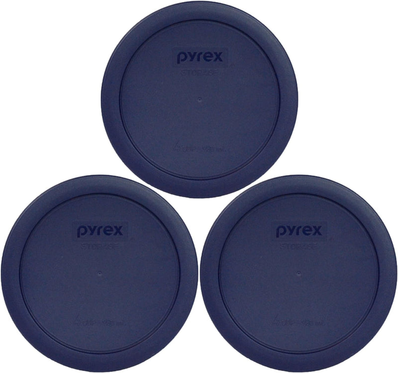 Pyrex 7201-PC 4-Cup Glass Bowl Lid - Muddy Aqua