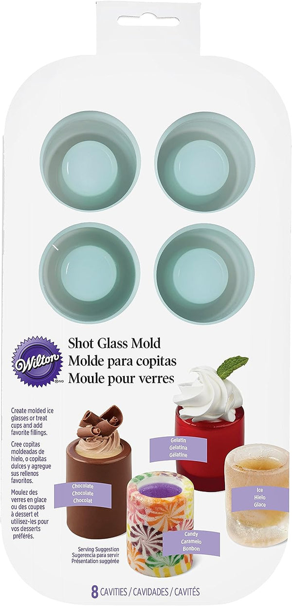 Wilton 8-Cavity Round Shot Glass Silicone Mold
