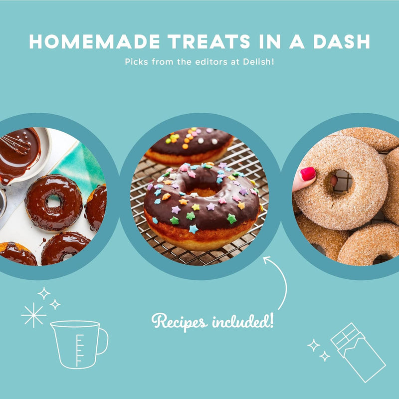 Delish By Dash Donut Maker - Makes 7 x 3 Donuts Blue