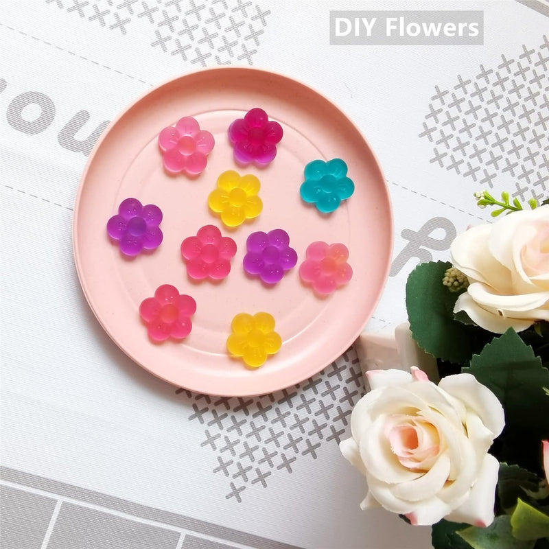 Mini Butterfly Silicone Molds for Chocolate Gummy Candy and Ice Cubes with Scraper