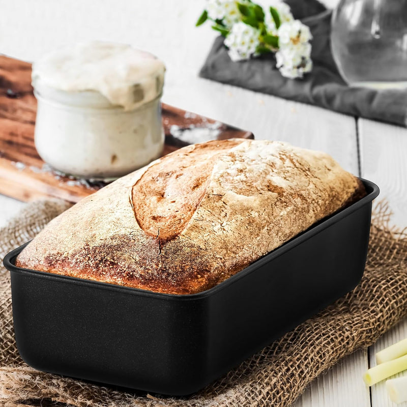 Stainless Steel Loaf Pan Set - 2 Pans for Baking Bread  Meatloaf