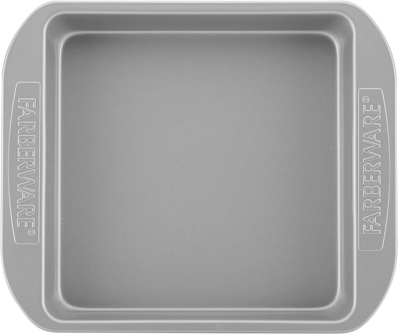 Farberware Nonstick Square Cake Pan - 9 Inch Gray