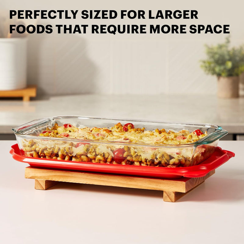 Pyrex Easy Grab 4-PC Extra Large Baking Set with Lids and Handles