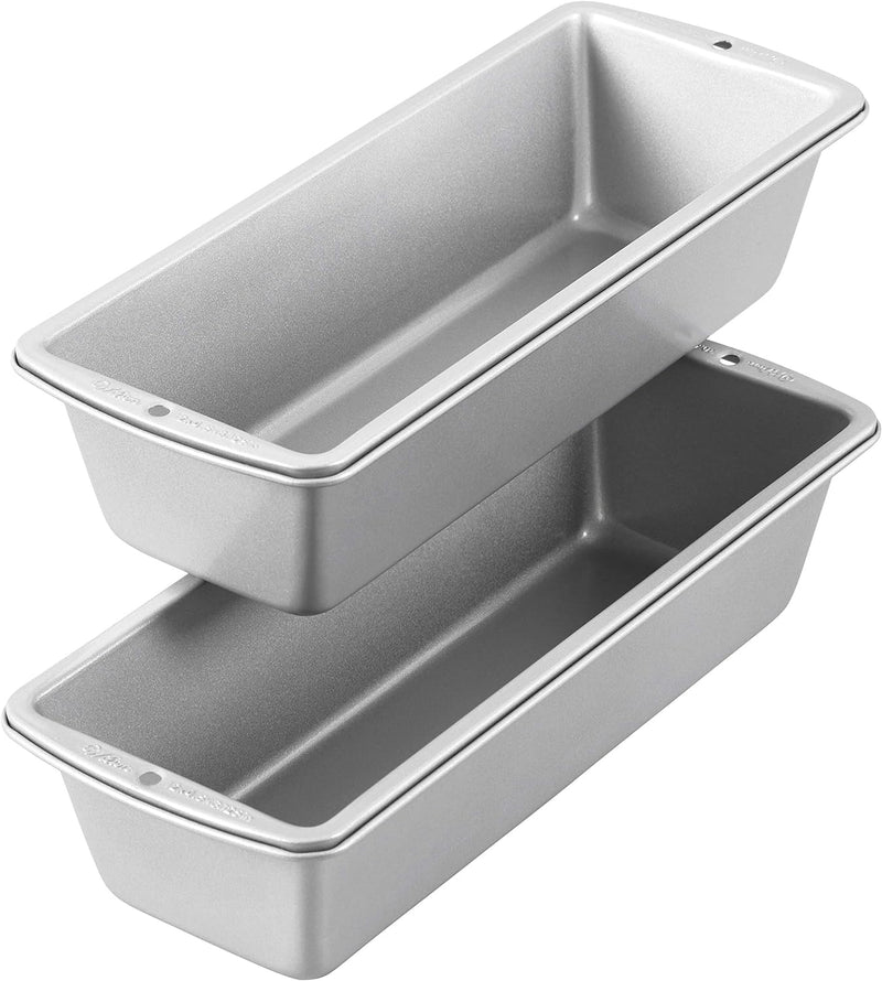 Wilton Recipe Right Loaf Pans - Non-Stick 2-Piece Set 12 x 45 Steel