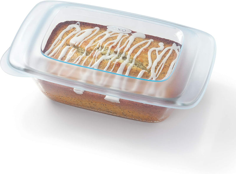 OXO Good Grips Glass 1.6 Qt Loaf Baking Dish with Lid