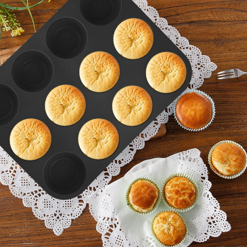 9in1 Nonstick Silicone Baking Bundt Cake Pan and Tools Set