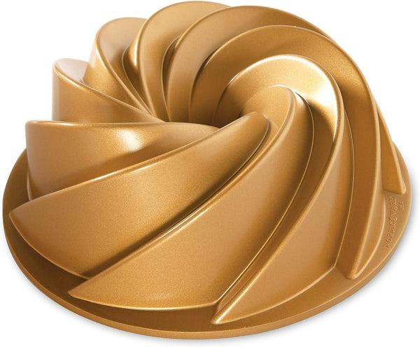 Gold Nordic Ware Heritage Bundt Pan