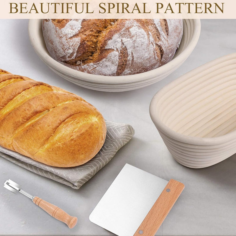 Bread Proofing Basket Set with Accessories