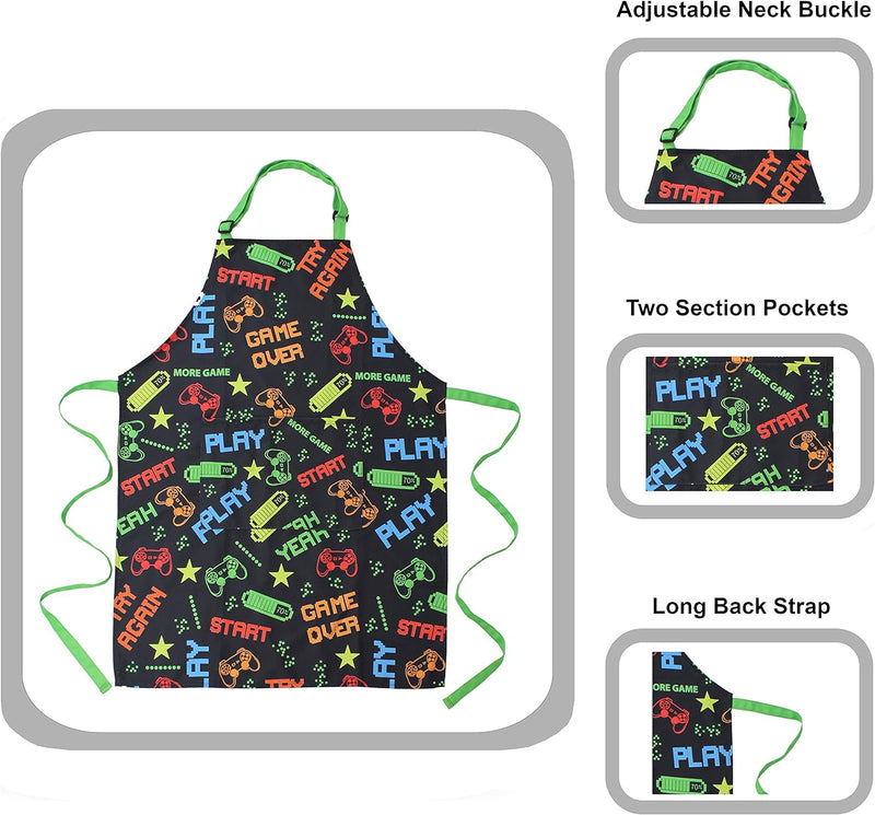 Kids Apron - Dual Pockets - Multifunctional