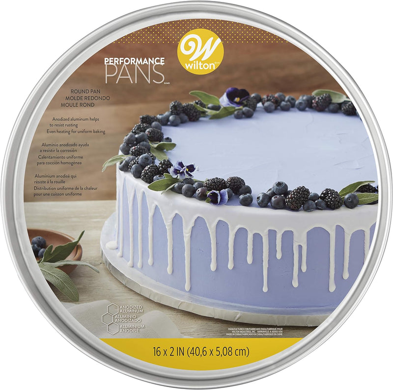 Wilton Cake Pan Set - 8-Inch Round Aluminum 2-Piece