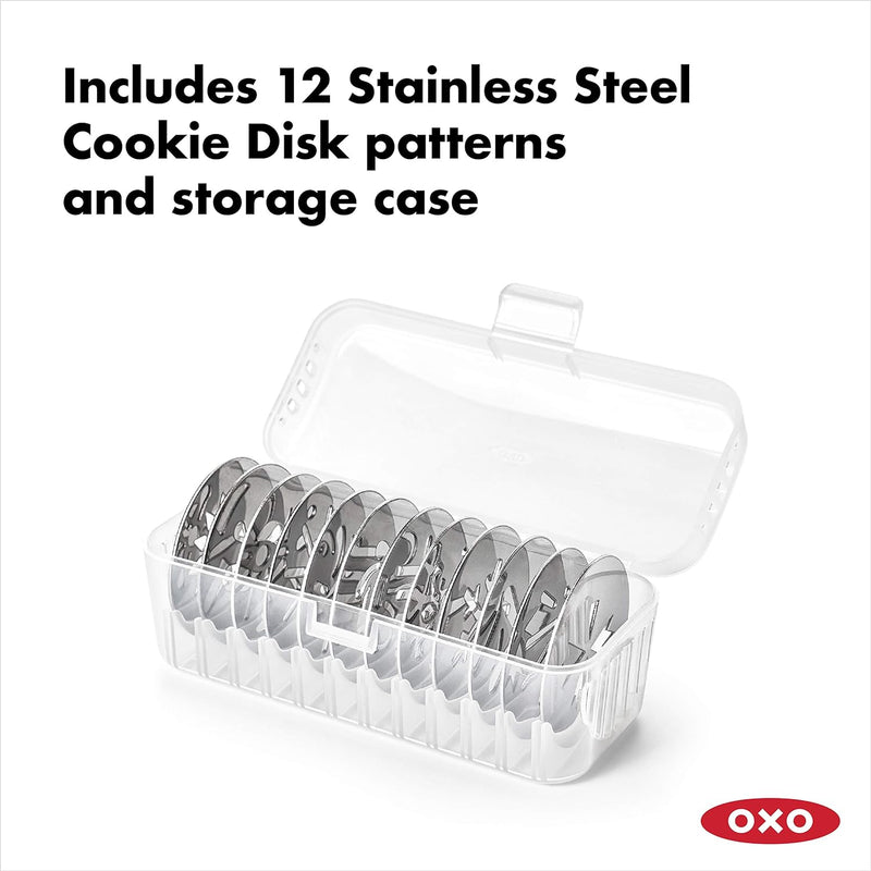 OXO 14-Piece Cookie Press Set