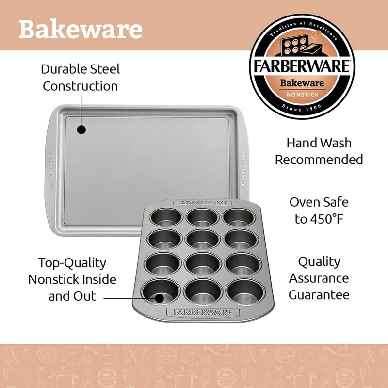 Farberware Nonstick 11x17 Gray Cookie Sheet