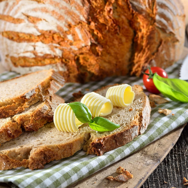 Handmade Bread Banneton Proofing Basket with Linen Cloth and User Guide