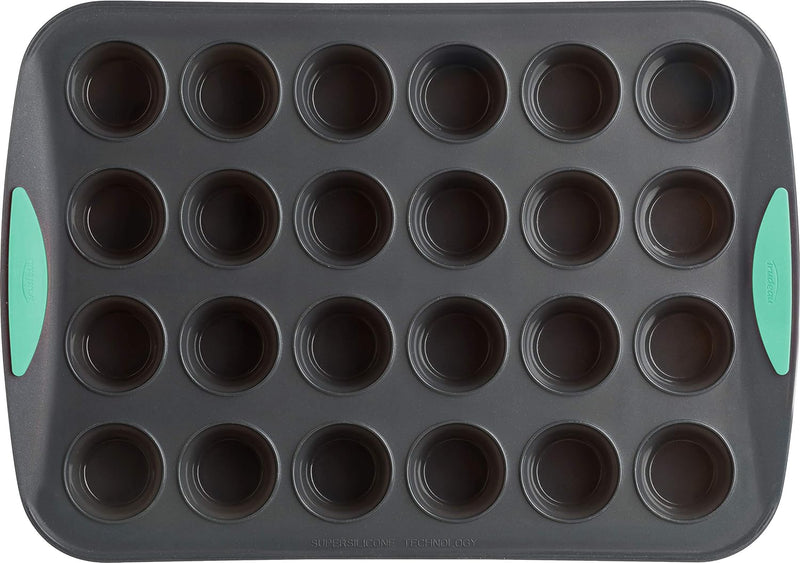 Trudeau Mini Muffin Pan - 24 Cup GreyMint