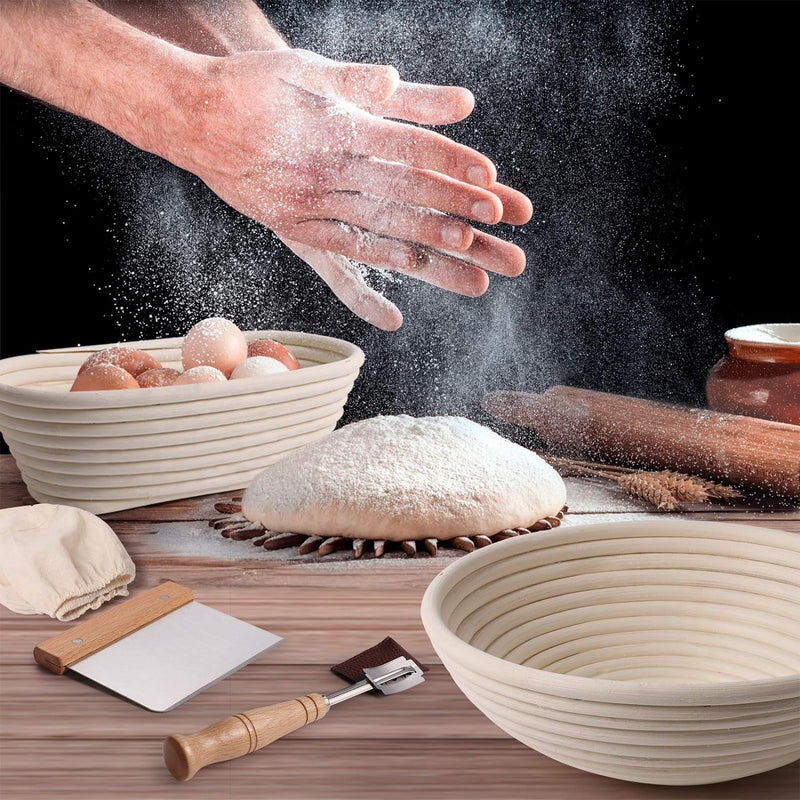 Bread Proofing Basket Set with Accessories