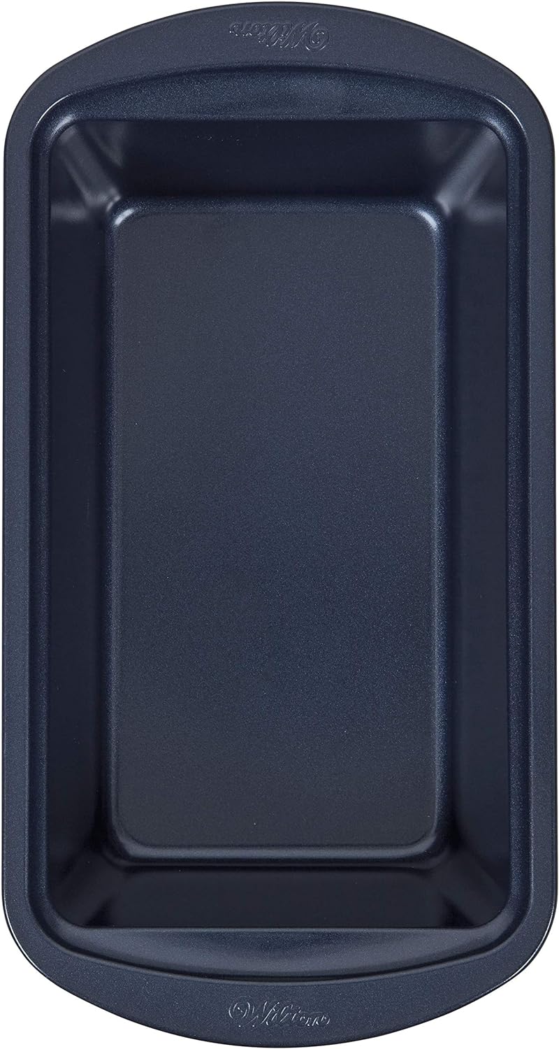 Wilton Non-Stick Diamond-Infused 9x5-inch Loaf Baking Pan - Navy Blue