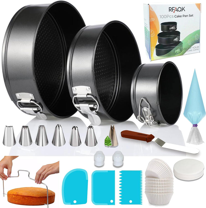 Cake Pan and Decorating Kit - 100PCs