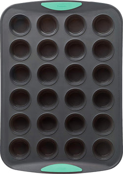 Trudeau Mini Muffin Pan - 24 Cup GreyMint