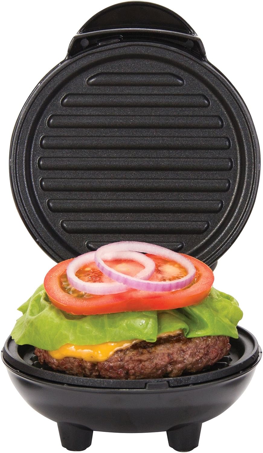 Dash Mini Maker Portable Grill Machine + Panini Press for Gourmet Burgers,  Sandwiches, Chicken + Other On the Go Breakfast, Lunch, or Snacks with  Recipe Guide - Pink 