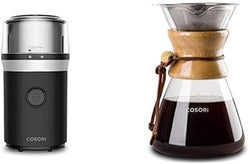 COSORI Pour Over Coffee Maker with Double-Layer Stainless Steel Filter and Coffee Grinder Electric for Coffee beans, Spices