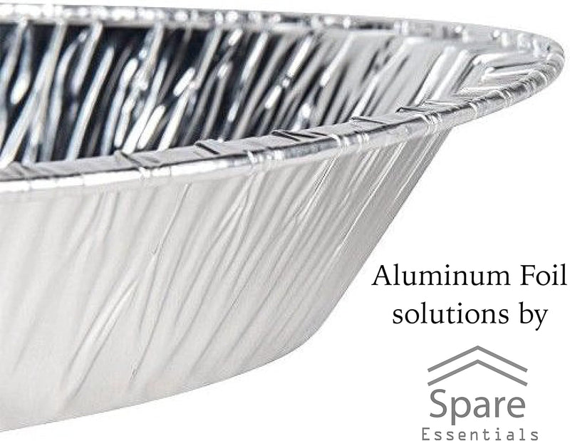 25 Pack 9 Disposable Aluminum Pie PansPlatesTins for Baking