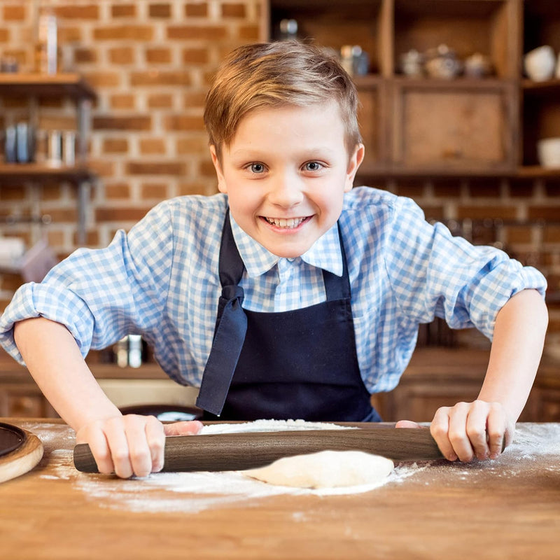 French Rolling Pin 18 Inches - Wooden for Fondant Pie Crust Cookie Pastry Dough - Kitchen Utensil