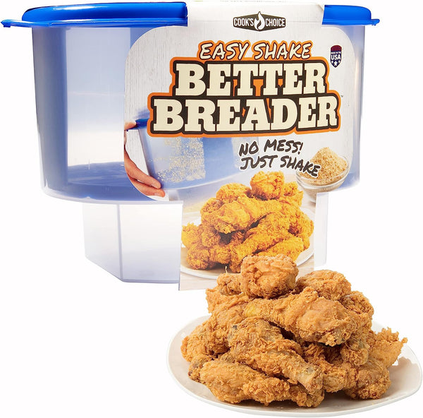 Better Breader Bowl - Batter Breading Station for Home and On-the-Go