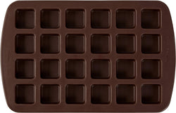 Wilton Silicone Brownie Mold - 24-Cavity Bite-Size Squares